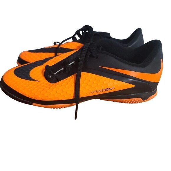 Nike Hypervenom black and orange sneakers kids 5Y - Picture 2 of 11